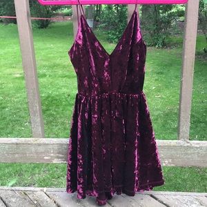 Velvet romper.